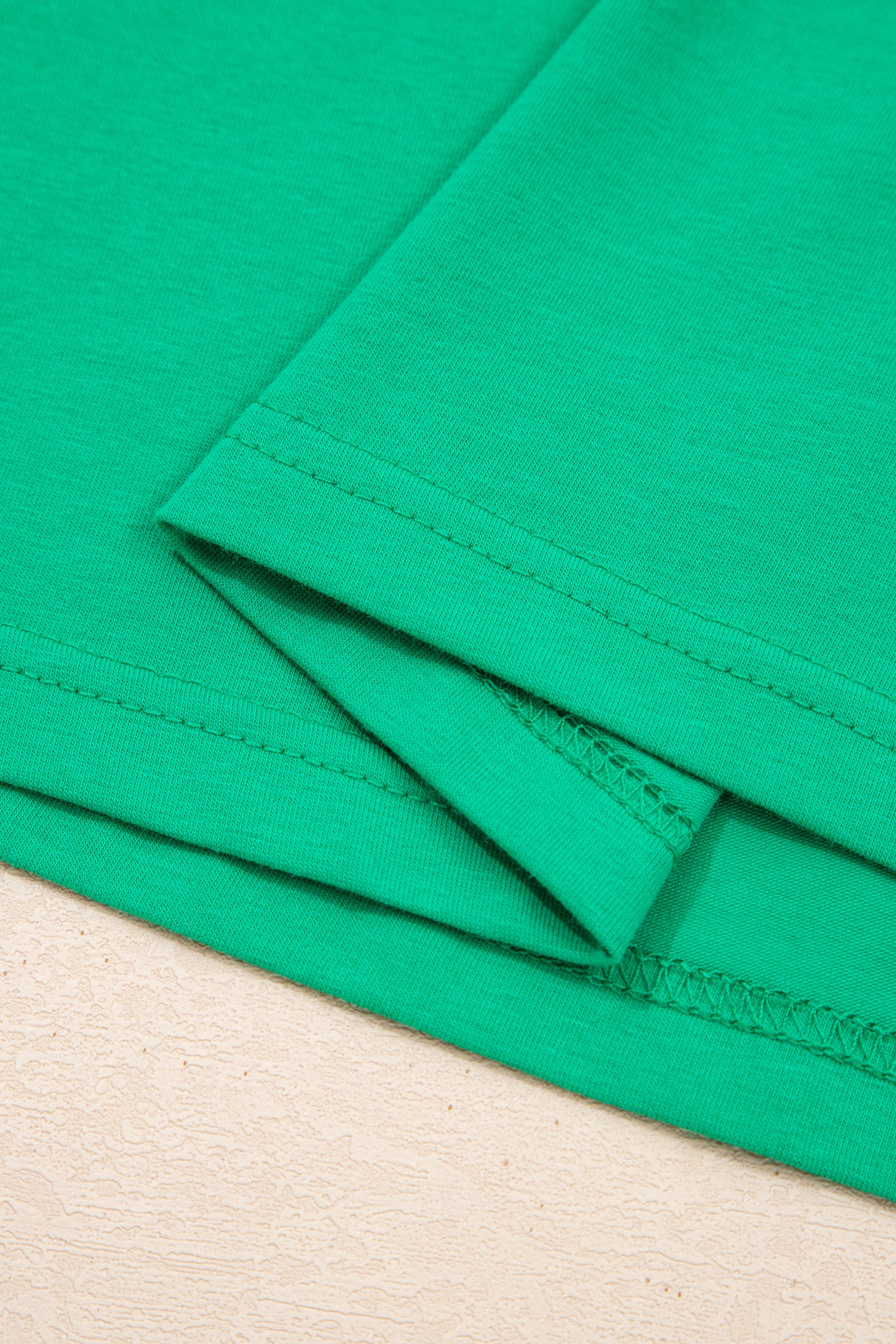 Dark Green Plus Size Button Front Ruffled Stripe Trim V Neck Flutter Sleeve Blouse